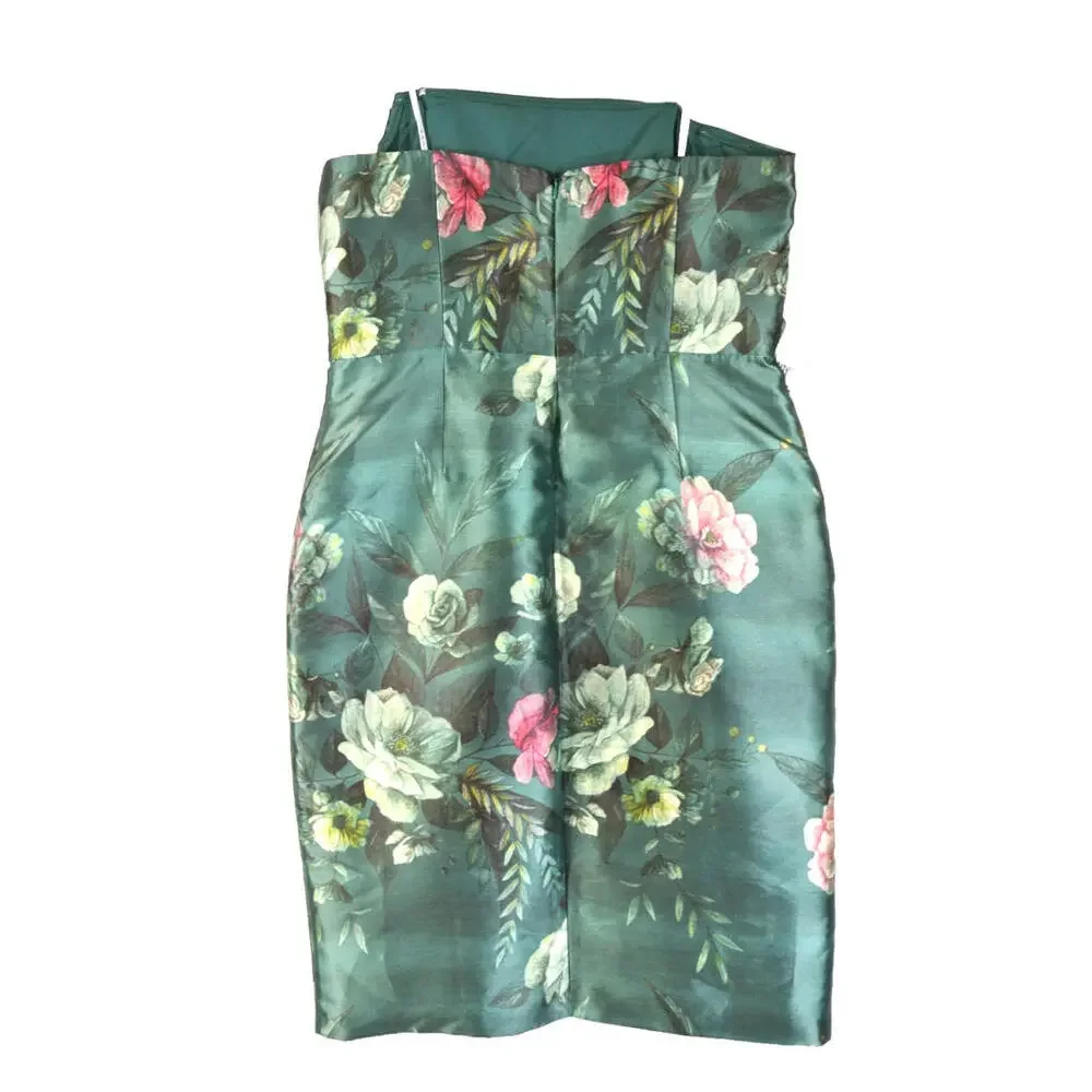 NEW, Kay Unger Adeline Midi Dress in Green Sz 16 #MD1434 - Picture 6 of 9
